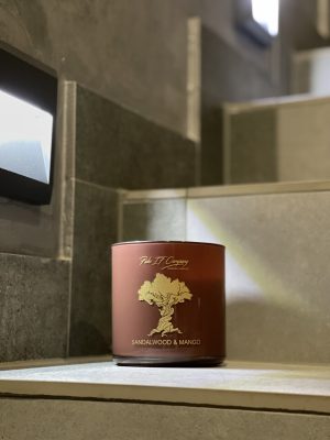 Свічка аром. в склі LUXURY LINE деревяний гніт( М )445г 100*100мм