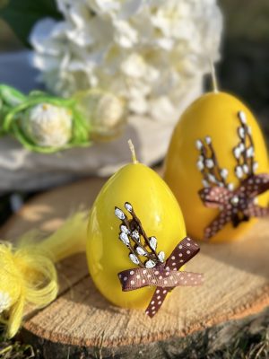 Свічка декоративна Яйце L  Великдень