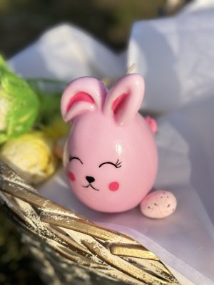 Свічка декоративна Зайчик 60*110 мм 190 г