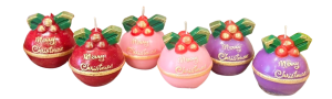 Свічка декоративна Шар Merry Christmas